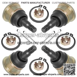 for Yamaha YFZ450X 10-11/ YFZ450 2004-13 Upper and Lower A-Arm Ball Joints 4 Pcs