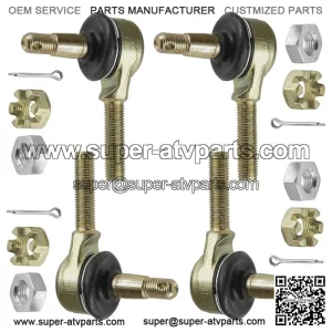 2 Sets Of Tie Rod End Kit for Suzuki LTZ400 LT-Z400 Quadsport 2003-2004
