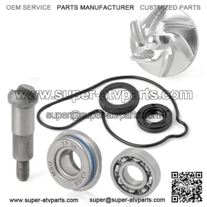 04-09 for Honda TRX450R Billet CNC Hi-Flow Water Pump Impeller Shaft Rebuild Kit