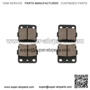 Front Organic Brake Pads 2007-2013 Honda TRX420FM FourTrax Rancher 4X4 Set vs (For: Honda)