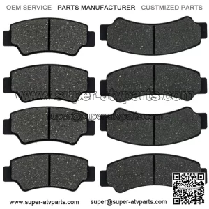 Brake Pad Set For CFMoto CFORCE 600 800 ZFORCE 500 1000 Semi-Metallic (For: CF-Moto)