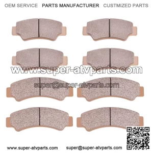 4 sets Front & Back Brake Pads For CFMoto ZFORCE CFORCE UFORCE 1000 ATV UTV (For: CF-Moto)