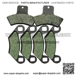 Front Rear Brake Pads For Polaris Sportsman 500 4x4 HO 1998 1999 2000 2001 2002 (For: Polaris)