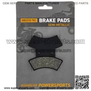 Brake Pad Set for Polaris 2200899 2200464 Rear Center Semi-Metallic Sportsman (For: Polaris)