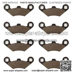 Front and Rear Brake Pads For ATV Polaris Sportsman 800 EFI X2 2007-2009