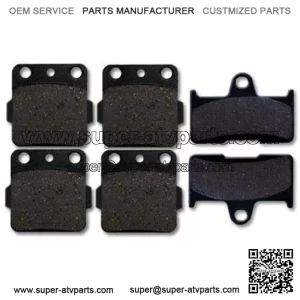 YAMAHA Front + Rear Brake Pads Grizzly 660 (02-08) NEW (For: Yamaha)