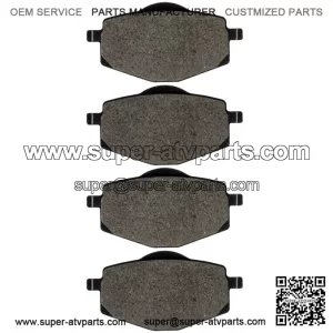 Front Brake Pads for Yamaha Banshee 350 YFZ350 1987 1988 1989 / 1UY-W0045-03-00 (For: Yamaha)