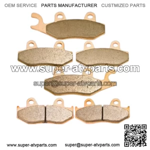 Front Rear Sintered Brake Pads For Yamaha YFZ450R YFZ450R 2009-2017 (For: Yamaha)