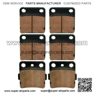 Front Rear Brake Pads For Yamaha Wolverine 350 YFM350FX 1995-2005 (For: Yamaha)