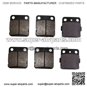 Front Rear Brake Pads Yamaha Warrior Banshee 350 ATV 6 Pcs