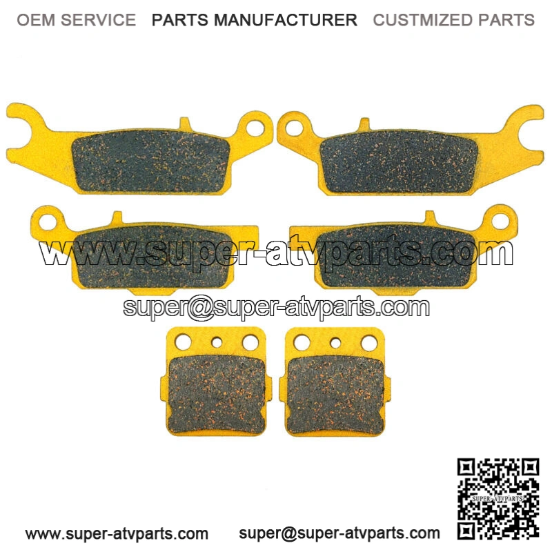 Yamaha Raptor 250 Ceramic Brake Pad Set Front & Rear 2008-2013 (For: Yamaha) - Image 2