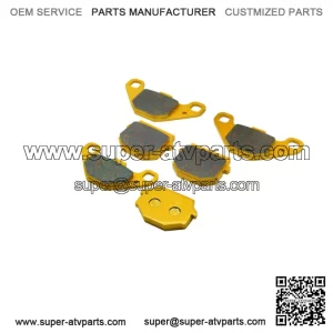 Traild Yamaha YFM Grizzly 300 2012-2013 Ceramic Brake Pad Set Front & Rear (For: Yamaha)
