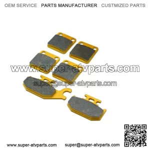 Yamaha YFM Wolverine 450 2006-2010 Ceramic Brake Pad Set (For: Yamaha)