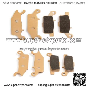 Front Rear Brake Pads For Yamaha Grizzly YFM700F 07-22 Grizzly 550 700 YFM550F (For: Yamaha)