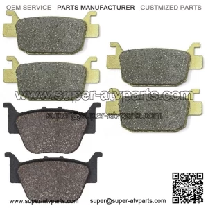 For Honda Rincon 680 Front Rear Brake Pad TRX680FA FA5 TRX680FGA 4x4 2006-2023 (For: Honda)