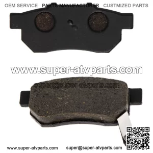Brake Pad Set for Honda 06454-HL1-A01 Rear Left Organic Big Red 700 (For: Honda)