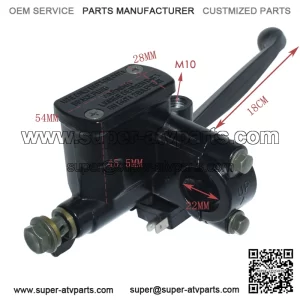 Handlebar front right master brake cylinder