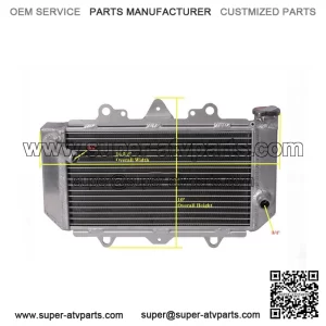 New All Aluminum Radiator For Yamaha YFZ450 2004-2008 2ROWS