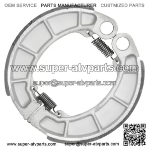 Rear Brake Shoes for Honda TRX420FPM TRX420TE TRX420TM Fourtrax Rancher 2007-18 (For: Honda)