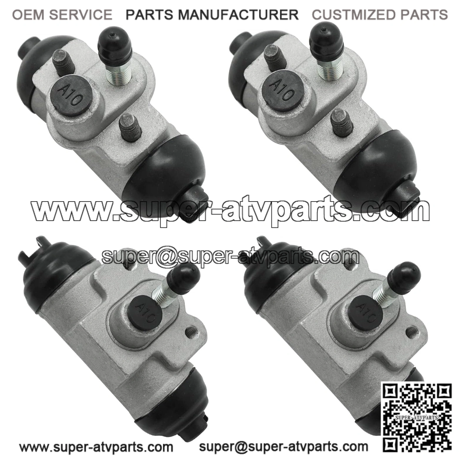Wheel Cylinder Brake Shoe Front Rear All for Kawasaki Mule 2520 2510 2500 2030 2020 2010 1000 Diesel KAF450 KAF540 KAF620 KAF950 1988-2000 43092-1053 43092-1054 41048-1078 41048-1079 - Image 3