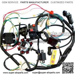 ATV Electric Wiring Harness Wire Go kart 150cc 200cc 250CC Engine Taotao Kazuma