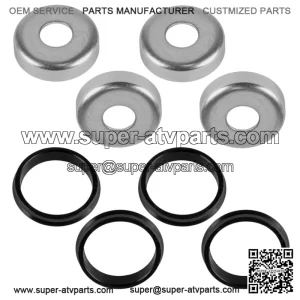 4 Sets Swing Arm Dust Seal Cap For Honda TRX450R Kickstart 2006 2007 2008 2009 (For: Honda)