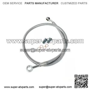 Streamline Steel Braided Rear Brake Line Stock Length Clear TRX250R TRX 250R