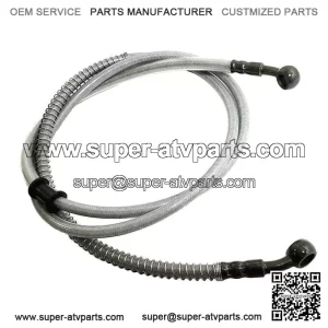62 inch FRONT OR REAR HYDRAULIC BRAKE LINE HOSE GO CART TRIKKE DIRT PIT BIKE ATV