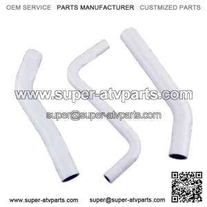 For 2006-2018 Honda TRX450R TRX450ER White Silicone Coolant Radiator Hose Kit