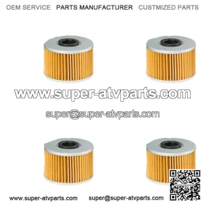 4 x HF114 Oil Filter fit Honda TRX420 FPA-9,A,B Fourtrax Rancher AT  09-14