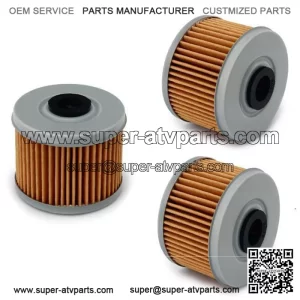 3x Oil Filter For Honda Fourtrax Foreman 400 450 500 TRX450 Rancher 420 TRX420 (For: Honda FourTrax Foreman 400)