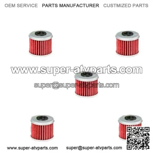 Honda TRX450R TRX450ER HiFlo Oil Filter HF116 TRX 450R 450ER - Pack of 5
