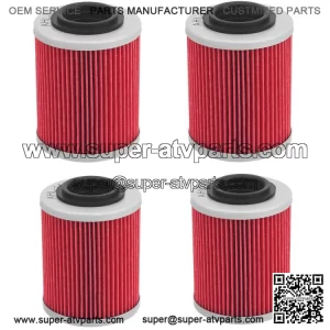 For CFMOTO CForce UForce ZForce 400 500 500S 600 800 1000 4Pack Oil Filter