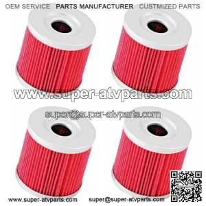 4 Pack Oil Filter Filters fits Suzuki Z400 LTZ400 LT-Z400 LTZ 400 LTR450 LT-R450