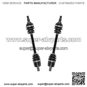 Rear CV Axle Shaft Pair 2 for Honda TRX420FA6 FourTrax Rancher 4x4 Auto DCT IRS (For: Honda)