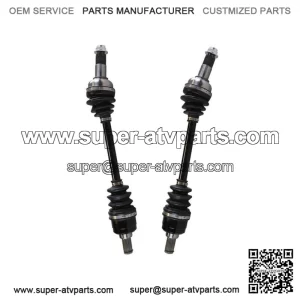 Rear CV Axle Shafts Pair 2 for 2007-2012 2013 Yamaha YFM700 Grizzly FI 4x4 Auto (For: Yamaha)
