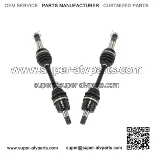 Front CV Axle Shafts Pair 2 for Yamaha YFM400F Kodiak 4x4 YFM450FX Wolverine 4x4 (For: Yamaha)