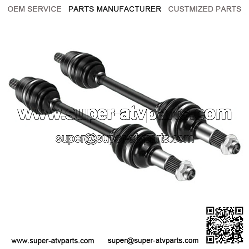 2x High Strength Rear Drive Shaft CV Axle For Yamaha Grizzly 700 550 (For: Yamaha)