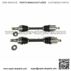 Set of Rear Axles & Wheel Bearings for Arctic Cat Wildcat Trail 700 14-20