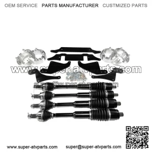Axles 2" Lift Set with Wheel Spacers for Polaris RZR S 900 & S 1000