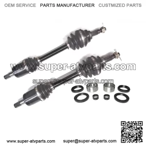 Set of Front CV Axles & Wheel Bearings for Honda Rincon 650 2003-2004
