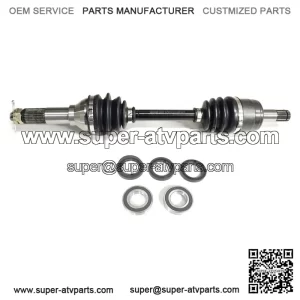 Front CV Axle & Wheel Bearing Kit for Yamaha Kodiak 400 2000-2002