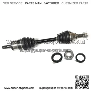 Front Left Axle & Wheel Bearing Kit for Kawasaki Brute Force 750 08-11