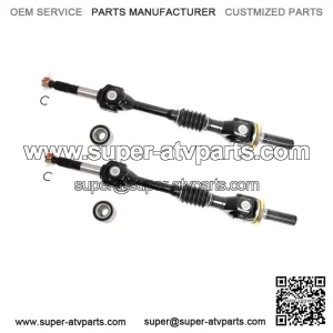 Set of Rear Axles & Bearings for Kawasaki Mule 3000 3010 4000 & 4010