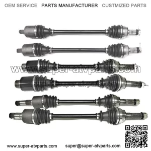 Set of CV Axles for Polaris, 2010-2016 Ranger 800 6x6, Front Middle Rear
