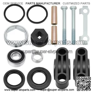 Steering Stem Bushing Bearing Seal Holder Nut & Tool Kit for Yamaha Warrior 350