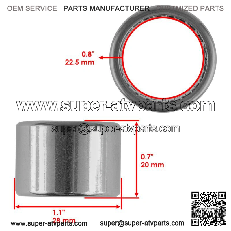 2x Swing Arm Needle Bearing for Yamaha Raptor 250 2008 2009 2010 2011 2012 2013 (For: Yamaha Raptor 700) - Image 2
