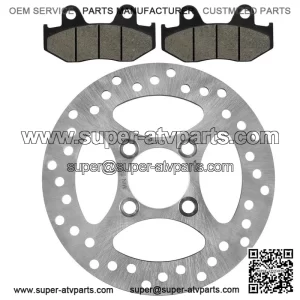 Rear Brake Disc Rotor W/ Pad For Yamaha YFZ450 2006 2007-2013 (Not For YFZ450R )