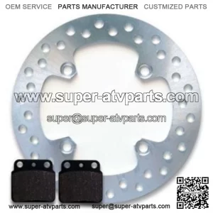 Rear Brake Disc Rotor + Pads for Suzuki LTZ 400 LTZ400 Quadsport (2003-2014) NEW