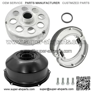 Rear Brake Drum for Honda TRX300FW FourTrax 300 4X4 1988-2000 w/ Brake Shoe Seal